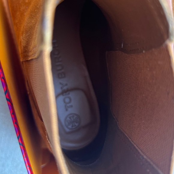 Cognac suede boots TORY Burch - Picture 5 of 8